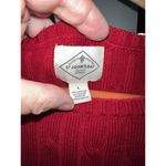 st. john's bay St. John’s Bay Red Long Sleeved Round neck Women’s Sweater Size Large Photo 5