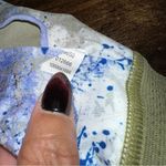 Korsa Road Runner Sports Bra Womens Medium Lilac Print Hypnotic Strappy Athletic Purple Photo 7