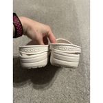 Crocs White Rubber Clogs Men's Size 6 Women's 8 Preowned Stained Photo 3