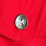 Liz Claiborne VTG Womens Red Barn Jacket Size Medkium Fisherman core Fall Photo 8