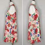 Everly  Boho Floral Sleeveless High-Neck Swing Dress, Sz Small Photo 7