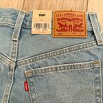 Levi's NWT Levi’s 501 High Rise Womens Denim Shorts raw hem button fly Photo 3