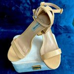 Steve Madden EUC  LEATHER MADDY BLOCK HEEL SZ 8.5 Photo 0