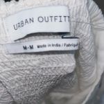 Urban Outfitters  Positano Midi Dress Tie Shoulder White Pockets Linen Size M Photo 3