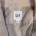 Gap Womens Large Relaxed Linen Blend Blazer Lightweight Casual Work Jacket Photo 5