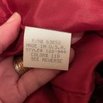 Hugo Buscati  Collection Burgundy Velour One Button Blazer Size 10 Photo 3