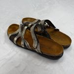 Naot Yarrow Sandals Metallic Leather Comfort Adjustable Strap Size 40 Silver Photo 7