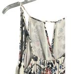 American Eagle  Maxi Womens Size Medium Long Floral Keyhole Tassel Tie Dress Photo 5