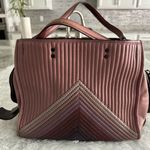 Coach 25035 Rogue Dusty Rose Colorblock Quilted Leather Rivet Bag Handbag HTF Photo 4