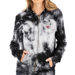 NFL Women's New Era Black Kansas City Chiefs TieDye Fleece FullZip Hoodie Photo 0