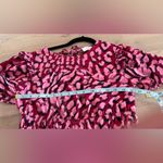 Topshop open back animal print dress pink red black size 6 NWT Photo 5