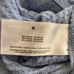 Vintage America thermal top shirt medium New blue purple periwinkle Beautiful Photo 6