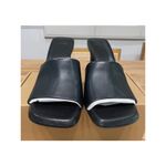 Vince  Lulu Heel Sandals Black Leather Size 10 US 41 EU NIB Timeless Minimalist Photo 5