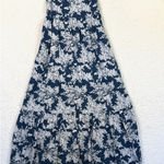 Abercrombie & Fitch  Dress Womens Small Blue White Floral Maxi Sundress Tiered Photo 0
