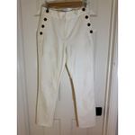 Derek Lam 10 Crosby Kelis Straight Leg Sailor Pants Size 6 White Photo 2