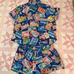 Kate Spade  New York Short Sleeve Notch Boxer PJ Set (On The Road) Women's Pajama Sets Photo 3