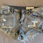 Pistola High Waisted Distressed Shorts Photo 0