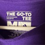 Adidas  LA Lakers  Crew Neck Short Sleeve Purple T-Shirt Sz M Photo 2