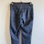 ZARA  Women‎ Size M Mid Rise Legging Collection Plaid Stretch Skinny Gray button Photo 6