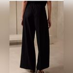 NWT, Banana Republic Black Flannel High Rise Wide Leg Trouser 780694, Sz 16 Photo 1