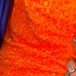 Hoco Dress Orange Size 2 Photo 2