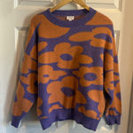Le lis  Purple and Orange Knit Sweater Photo 0