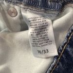 Lucky Brand  SZ 16/33 Rigid Denim Maxi Jean Skirt Modest Zip-Fly Frayed Hems Blue Photo 10