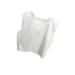 Yogalicious Women’s  activewear athletic cropped tank tank shirt White XS Photo 1