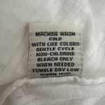 Caffe Marrahkesh Shirt Womens Small Cotton Oversized Relaxed Boho Beachy Western White Photo 12