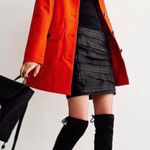 Vince Camuto  Size XS red long peacoat jacket Photo 0