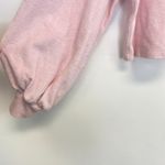 Stoney Clover Lane  Pink Terry Cloth Cropped Sweatshirt Photo 4