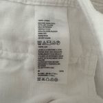 Tommy Bahama 100% Linen Cropped Pants Tie Hems Coastal Natural Fibers Size 8 Photo 6