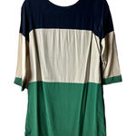 Club Monaco  silk color block dress women’s‎ size 2 Photo 0