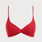 Berlook Red Twist Backless Bikini Top and Red Solid Low Waisted Bikini BOT 01 Size L Photo 6