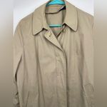 London Fog London‎ fog trench coat size 12P tan with minor flaw small mark on front Photo 3