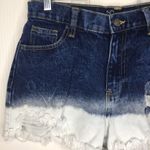 No Boundaries CLEARANCE  Jean Shorts Dip Dye Ombre Sz 7 Photo 3
