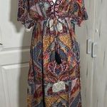 World Market Multicolor Paisley Maxi Dress Blue Size undefined Photo 0