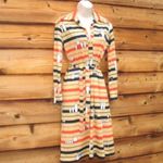 Vintage 60's Lanvin Cocktail Shirt Dress Gold Size M Photo 2