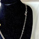 EXPRESS Multi-Textured Paperclip Chain Necklace with Faux Pearls and Disco Balls Photo 4