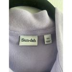 Aritzia Sun Deh  Womens XS Purple Collared‎ Cropped Polo Tennis Core Preppy Photo 1