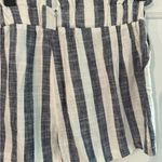 Striped Blue and White Women's shorts Size L Photo 1