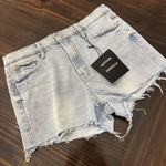 MOTHER Denim NEW MOTHER Superior Denim Shorts Size 30 Light Wash $248 Photo 0