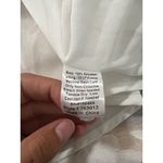 Fun 2 Fun Sleeveless Tank Top Size Large White Leaf Lightweight Preppy Career Photo 6