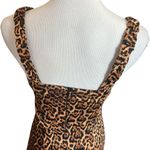 ZARA Womens  Gorgeous Sleeveless Animal Print Bodycon  Corset Style Dress  - Sz M Photo 4