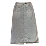 BLANK NYC NEW  Size 27 Denim Maxi Skirt Front Slit Western Light Wash Photo 3