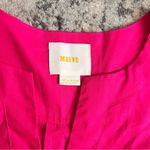 Maeve ANTHROPOLOGIE hot pink sleeveless scalloped edge blouse size 6 Photo 5