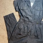 Ralph Lauren Lauren Denim Short Sleeve Jumpsuit Photo 5