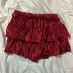 Main Strip  Skirt Red Shimmery Photo 1