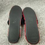 Victoria's Secret  Women Slipper House Shoe Large Multicolor Plaid Faux Fur Trim Photo 13