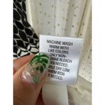 Elle Women's 100% Cotton Ombre Geometric Kaleidoscope Tiered Ruffle Blouse S Photo 5